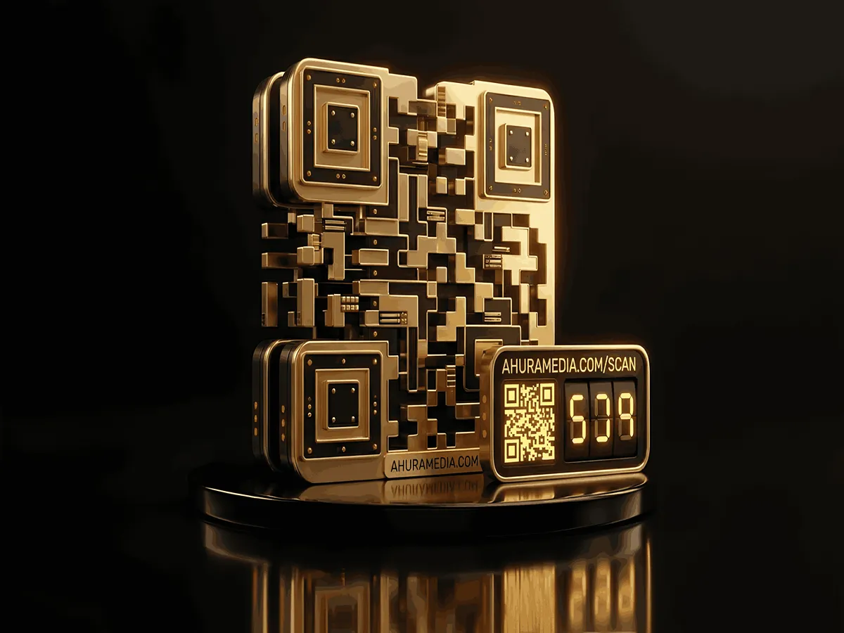 QR code generator tool interface for creating custom scannable QR codes